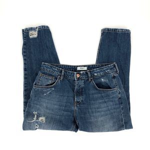 Forever 21 Distressed Boyfriend Jeans Size 27